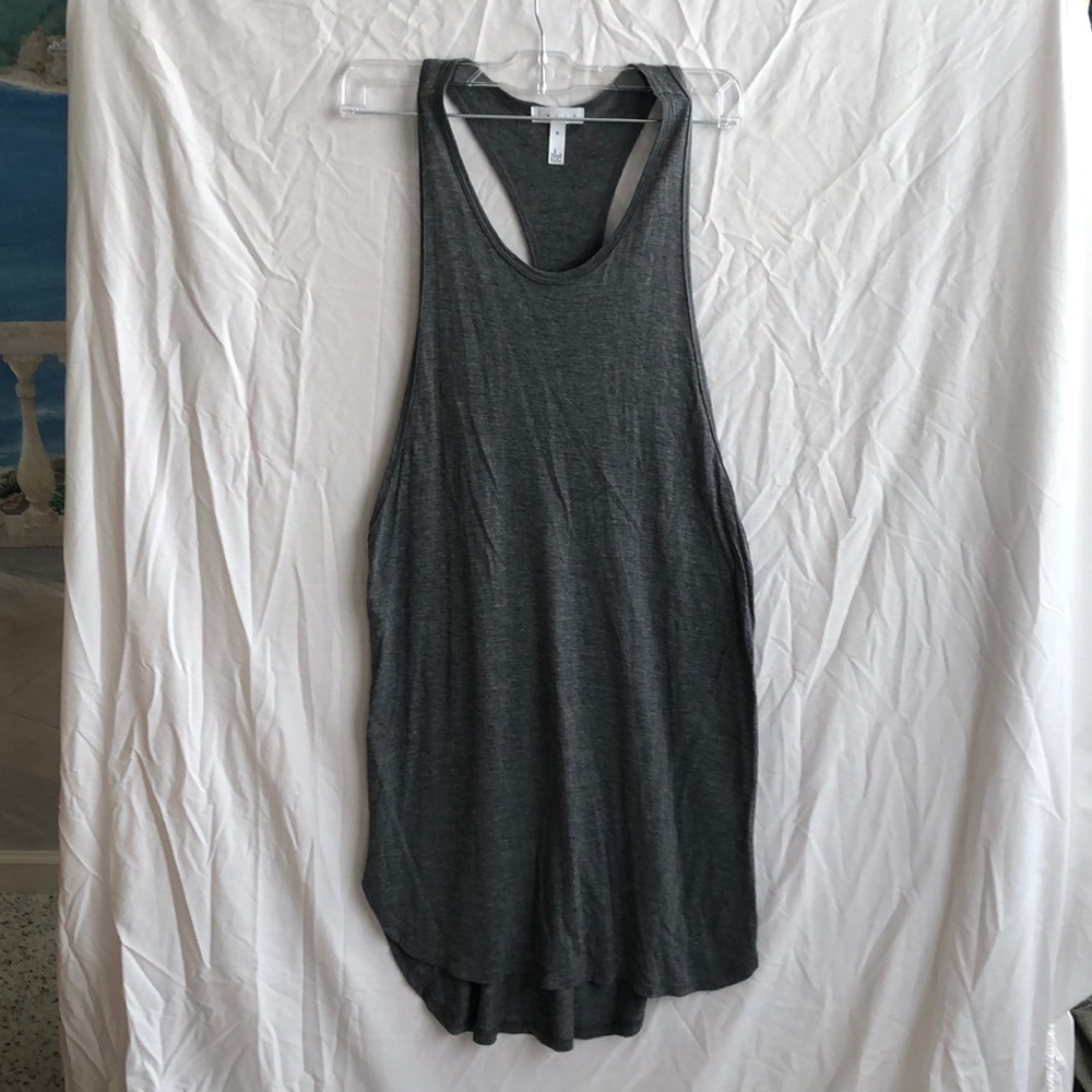 Razor back swimsuit coverup